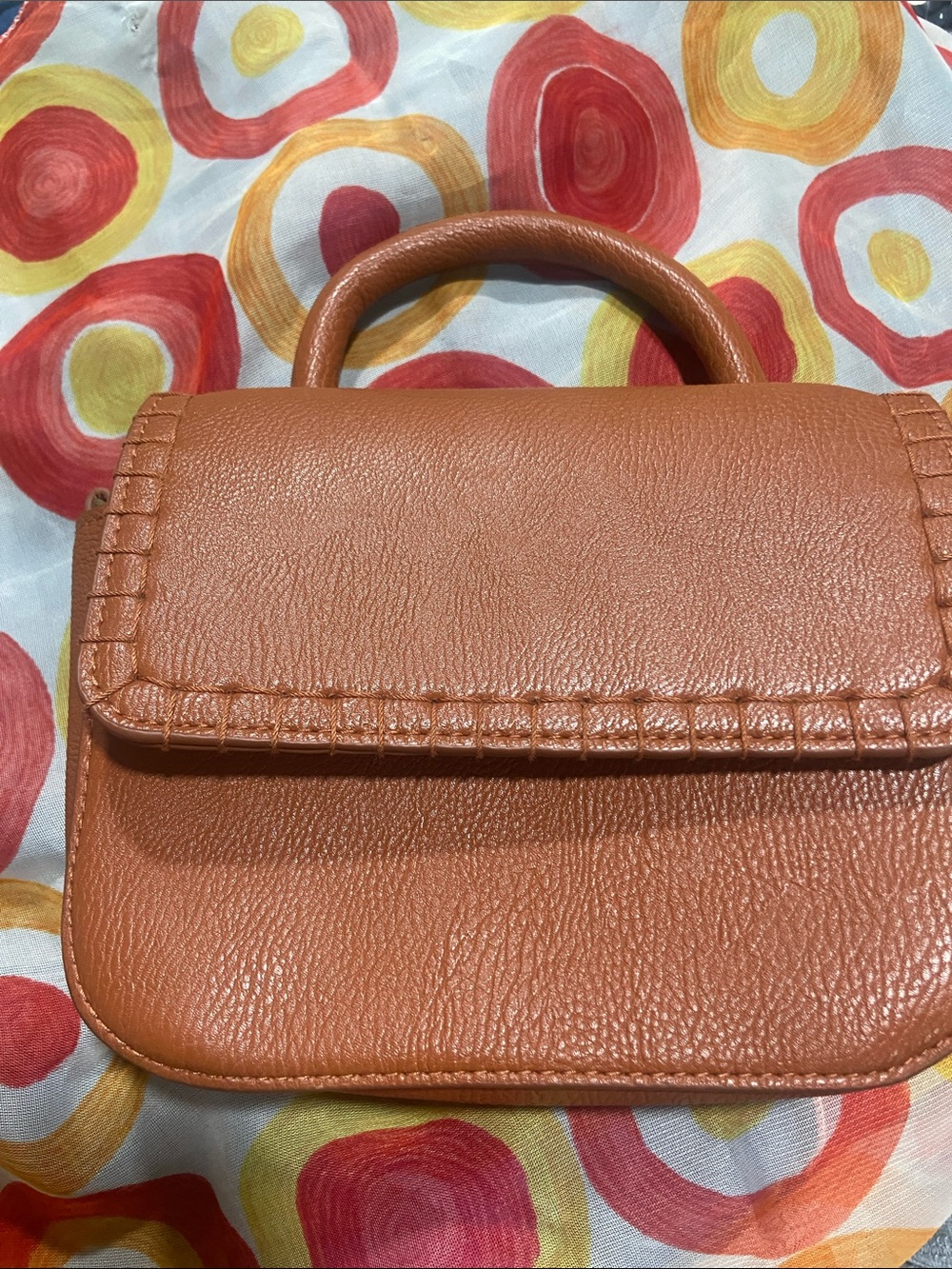 Universal Thread Cognac Brown Shoulder Bag ( missing strap )’
